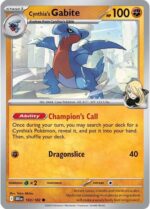 103R Cynthia's Gabite REVERSE HOLO Common