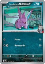 117R Team Rocket's Nidoran♂ REVERSE HOLO Common