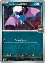120R Team Rocket's Zubat REVERSE HOLO Common