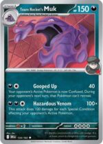 124R Team Rocket's Muk REVERSE HOLO Uncommon