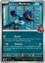 127R Team Rocket's Murkrow REVERSE HOLO Uncommon