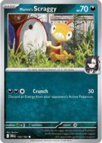 132R Marnie's Scraggy REVERSE HOLO Common