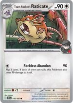 148R Team Rocket's Raticate REVERSE HOLO Common