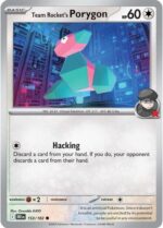 153R Team Rocket's Porygon REVERSE HOLO Common
