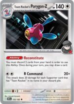 155R Team Rocket's Porygon-Z REVERSE HOLO Uncommon
