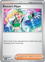 163R Emcee's Hype REVERSE HOLO Common