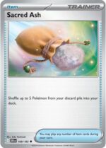 168R Sacred Ash REVERSE HOLO Uncommon