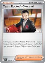 174R Team Rocket's Giovanni REVERSE HOLO Uncommon