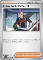 176R Team Rocket's Petrel REVERSE HOLO Uncommon