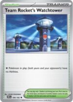 180R Team Rocket's Watchtower REVERSE HOLO Uncommon