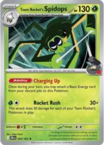 020R Team Rocket's Spidops REVERSE HOLO Rare