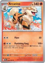 028R Arcanine REVERSE HOLO Uncommon