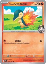 032R Ethan's Cyndaquil REVERSE HOLO Common