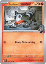 037R Team Rocket's Houndour REVERSE HOLO Common