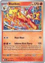 042R Blaziken REVERSE HOLO Rare