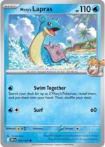 050R Misty's Lapras REVERSE HOLO Common