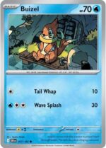 057R Buizel REVERSE HOLO Common