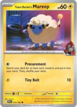 072R Team Rocket's Mareep REVERSE HOLO Common