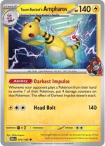 074R Team Rocket's Ampharos REVERSE HOLO Uncommon