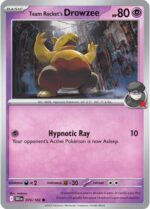 079R Team Rocket's Drowzee REVERSE HOLO Common