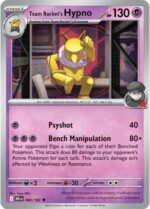080R Team Rocket's Hypno REVERSE HOLO Uncommon