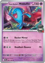 082R Team Rocket's Wobbuffet REVERSE HOLO Rare