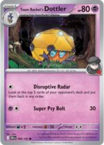 088R Team Rocket's Dottler REVERSE HOLO Common