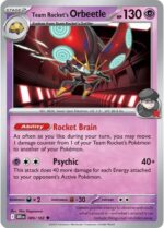 089R Team Rocket's Orbeetle REVERSE HOLO Uncommon